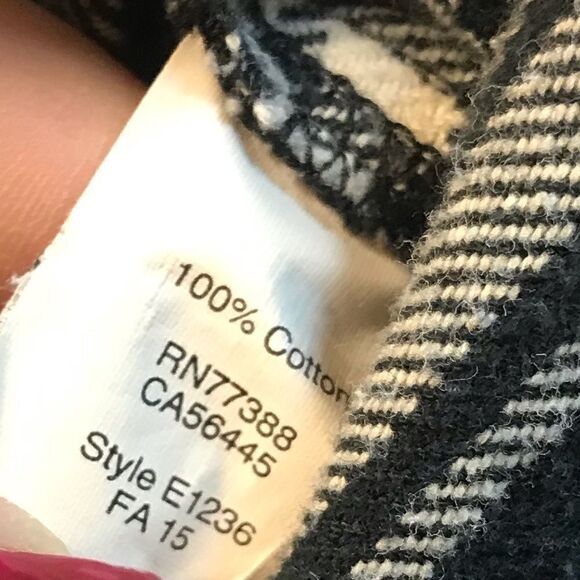 Madewell Flannel boyfriend Shirt Rutherford Plaid - Picture 5 of 5